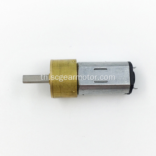 N30 12mm dc 6v ไมโครมอเตอร์เกียร์โลหะ